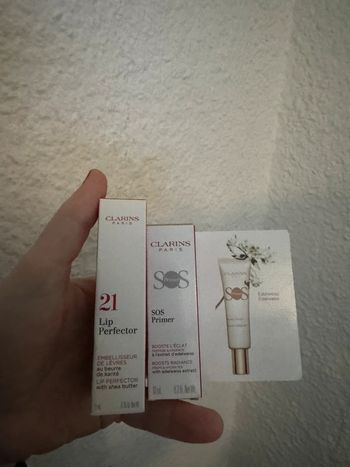 Clarins sos primer et lip perfector