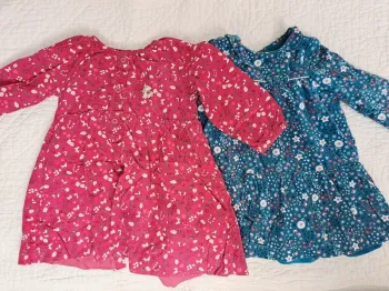 Lot 2 ensembles Robe + Gilet SGM 18 mois Hiver