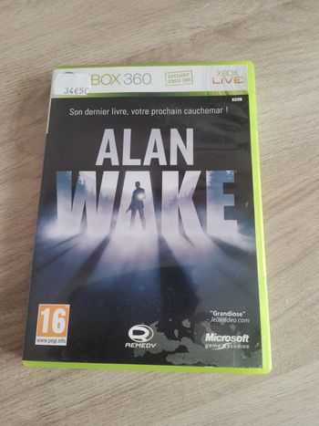 Jeu Alan Wake xbox 360