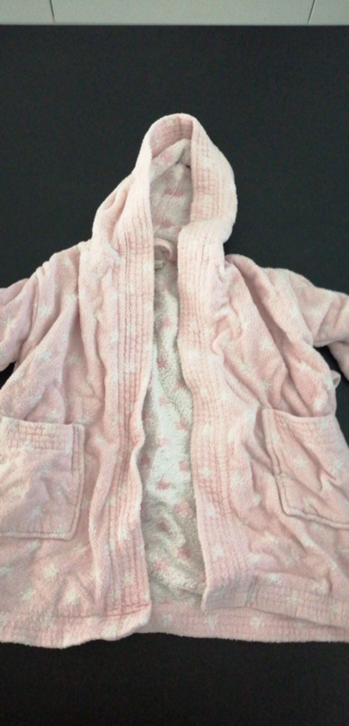 Robe de chambre éponge fille