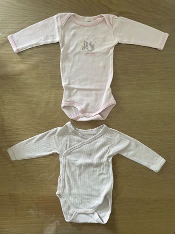 Lot 2 bodies manches longues