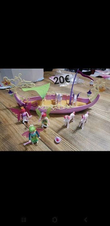 Playmobil bateau des fées