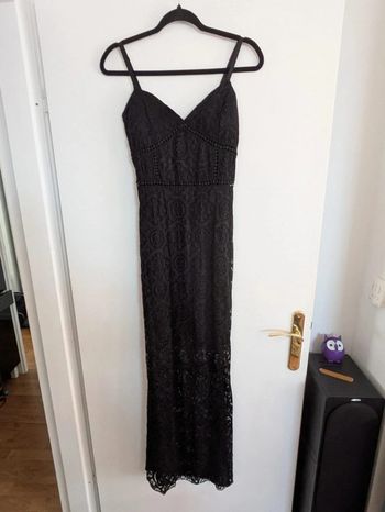 Robe longue en dentelles italienne