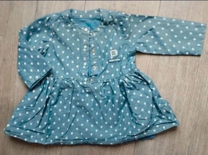Robe/ tunique jean sucre d'orge 12 mois