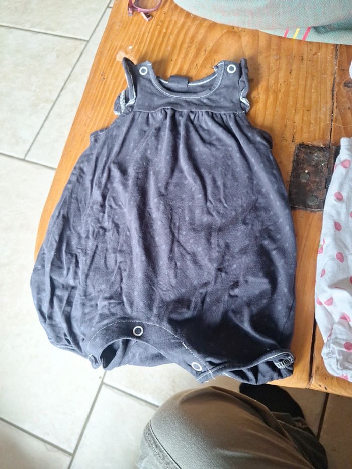 Lot de 2 combi short tissus - photo numéro 2