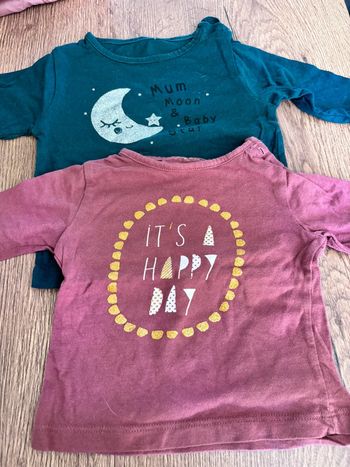 Lot de 2 t-shirt manches longues