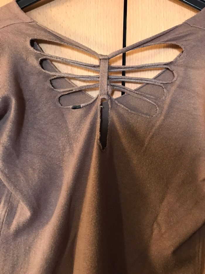 Pull brun - photo numéro 3