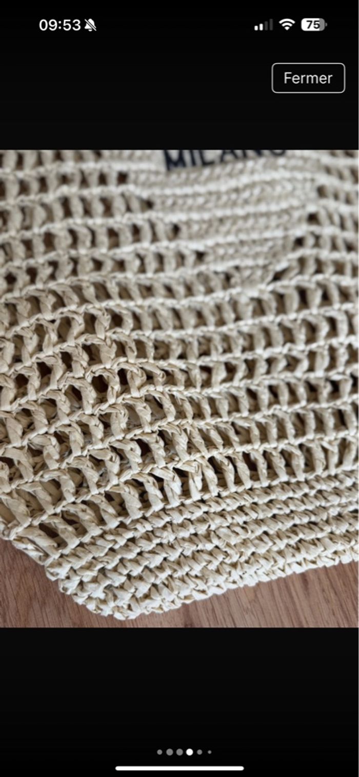 Sac Sac en paille - photo numéro 2