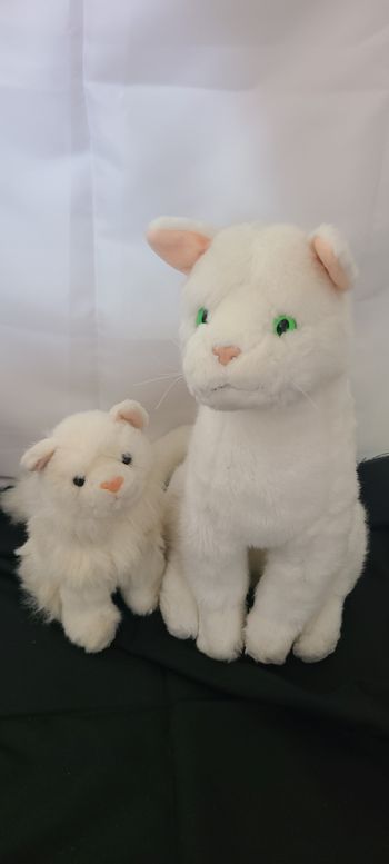 vintage peluche chat Ramsès mascotte publicité Feu Vert