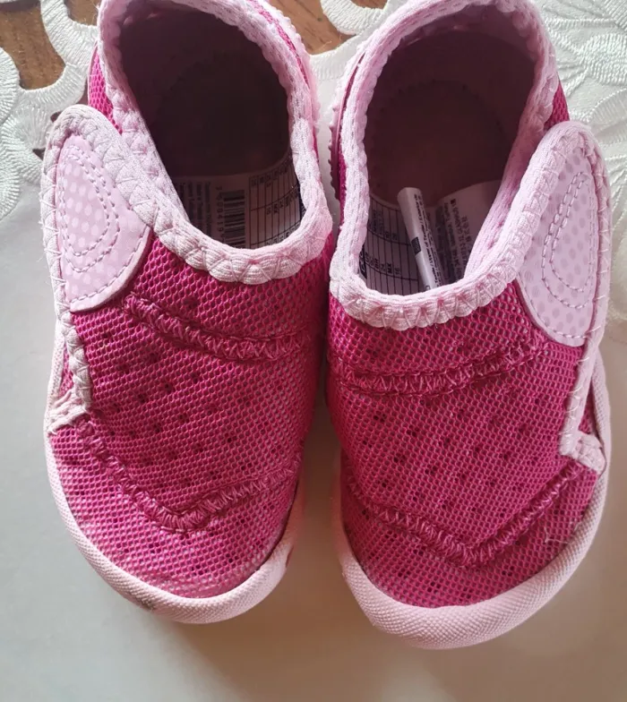 Paire de chaussons/basket fuchsia T: 26 - photo numéro 3