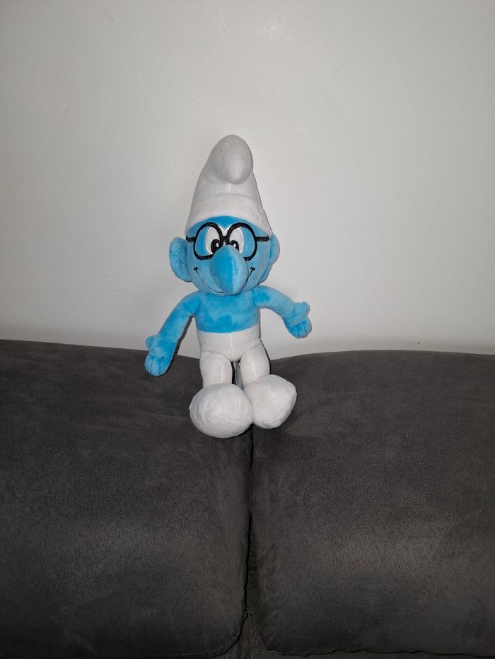 Peluche schtroumpf