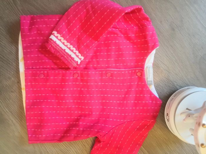 Gilet fille 6 mois catimini rose - neuf - photo numéro 4