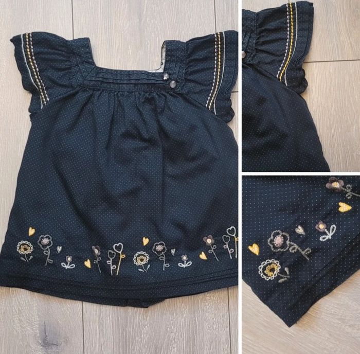 Magnifique tunique/robe. Fille 3 mois. Marque Sergent Major