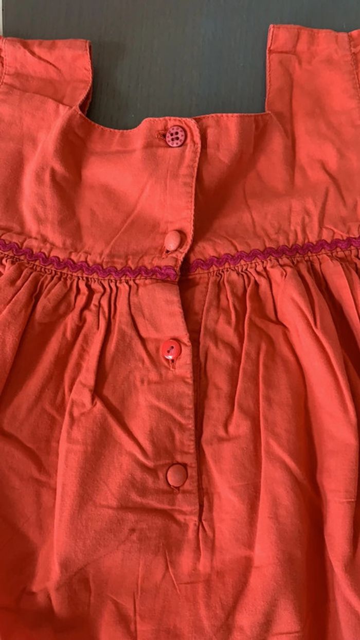 Robe rouge corail 8 ans DPAM - photo numéro 7