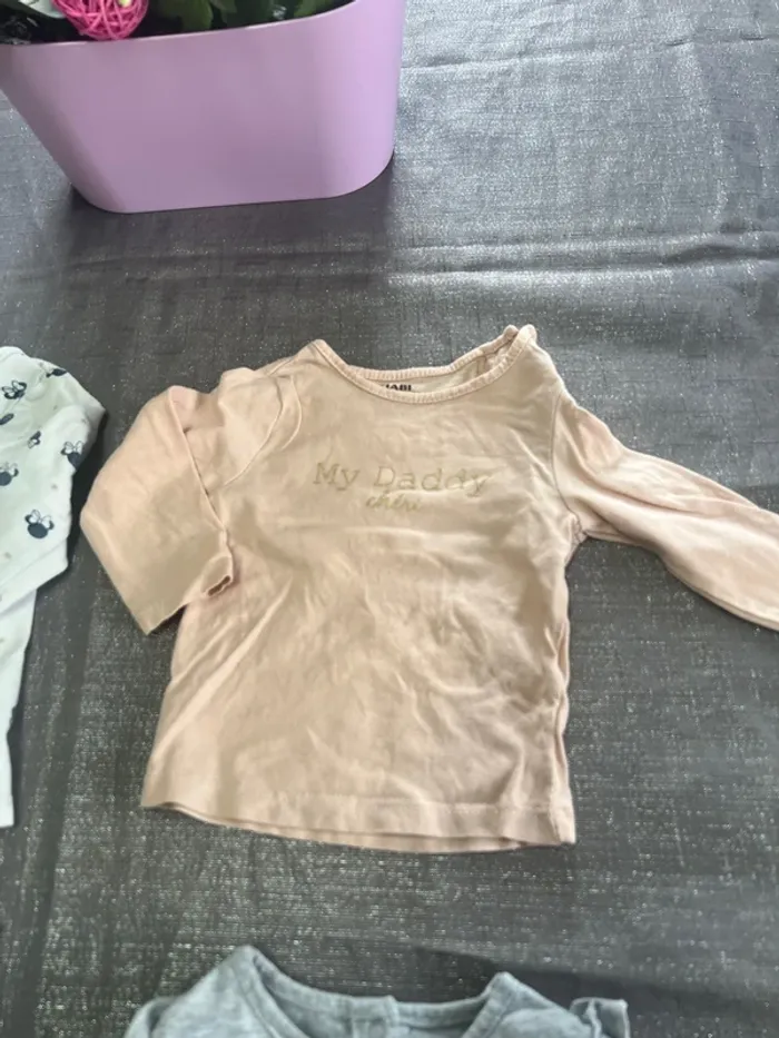 Lot 4 t-shirt taille 3 mois - photo numéro 3
