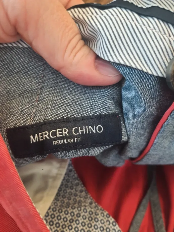 Pantalon homme rouge Tommy Hilfiger W34L32 - photo numéro 11