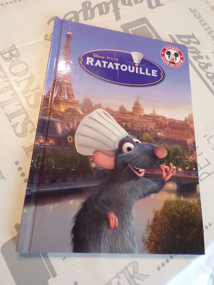 Livre Ratatouille Disney club du livre