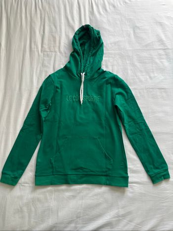 Sweat à capuche le coq sportif vert