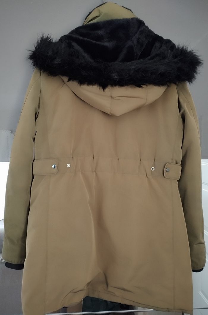 Manteau d'hiver femme comme neuf, de la marque Cache cache (taille 40: L), très peu porté - photo numéro 2