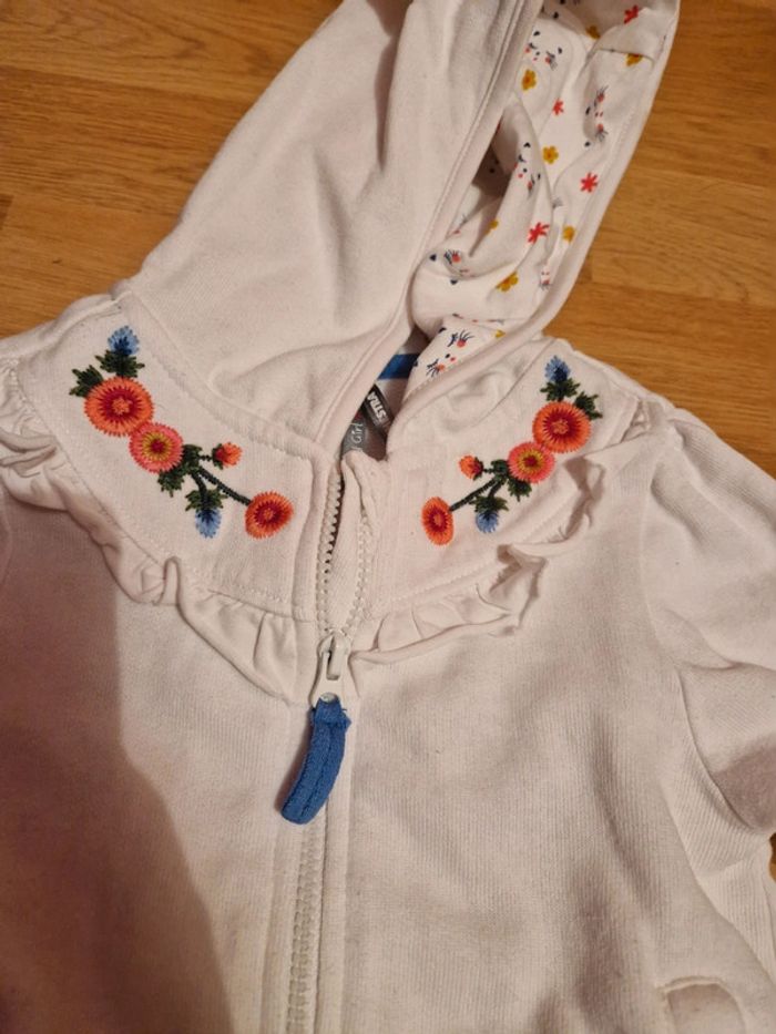 Gilet 18 mois blanc - photo numéro 2