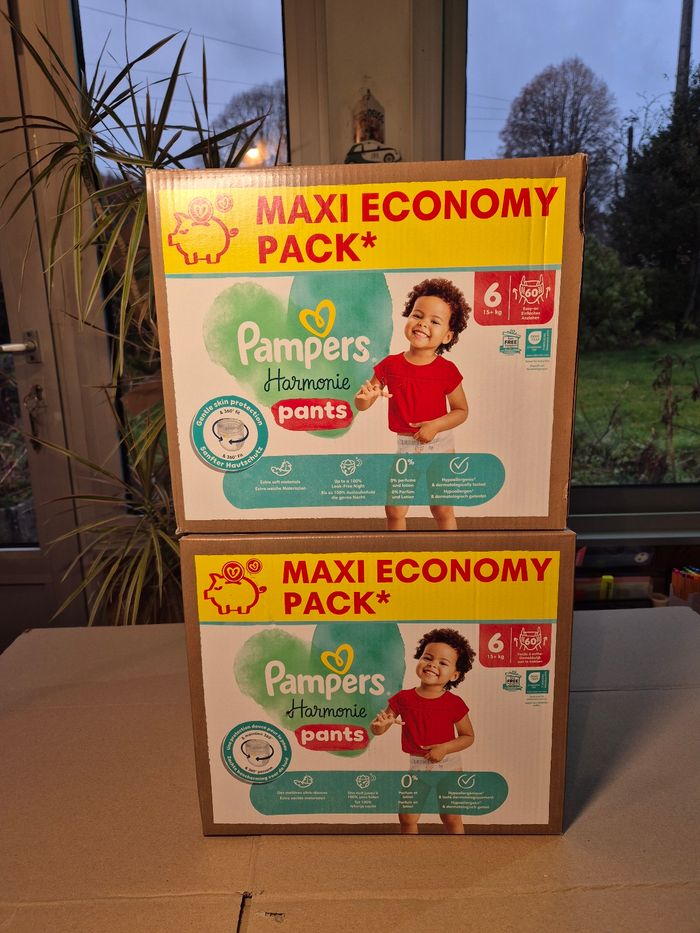 Couche taille 6 Pampers Harmonie taille 6 : 120 culottes - photo numéro 2