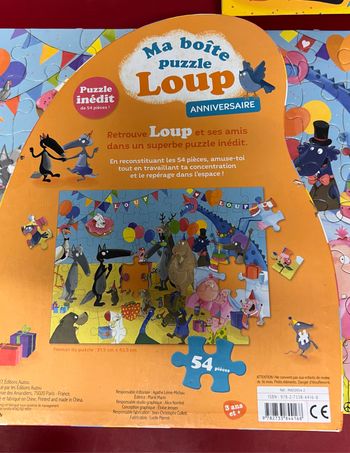 Puzzle le loup 54p