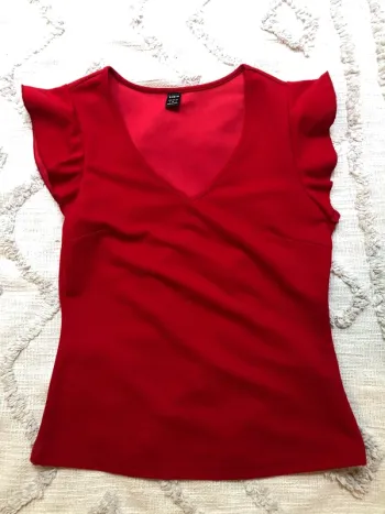 T-shirt rouge taille 36