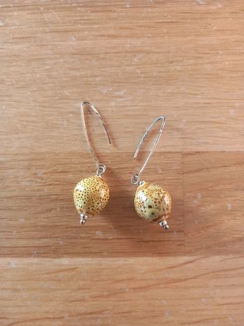 Boucles d'oreilles rondes