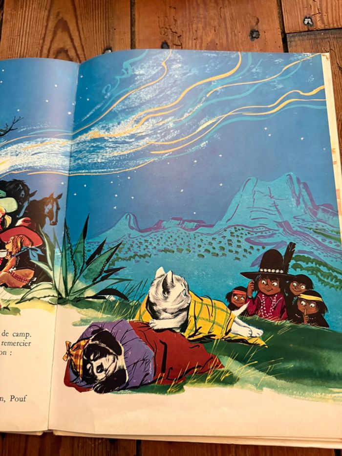 Grands albums Hachette livre rare ancien blanc Caroline au Ranch Pierre Probst - photo numéro 8