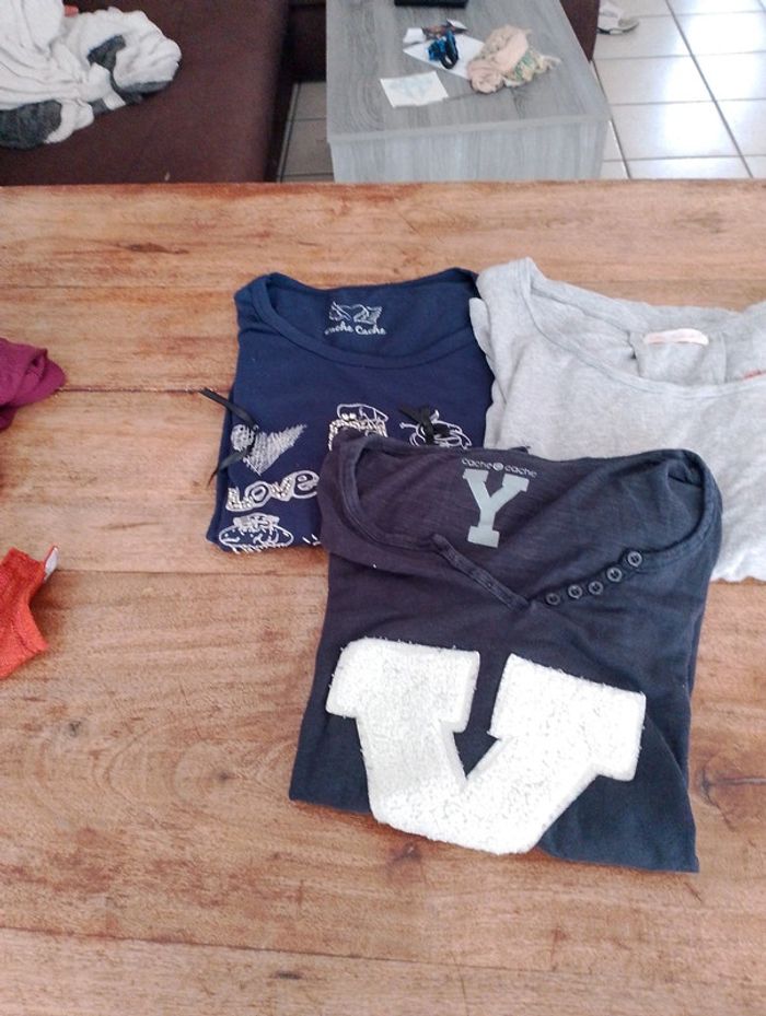 Lot de 3 T-shirt à manches longues - Taille M - photo numéro 2