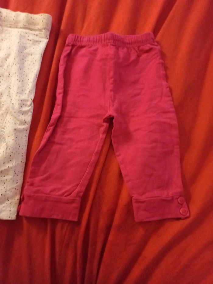 Lot 2 leggings 3 a 6 mois - photo numéro 3