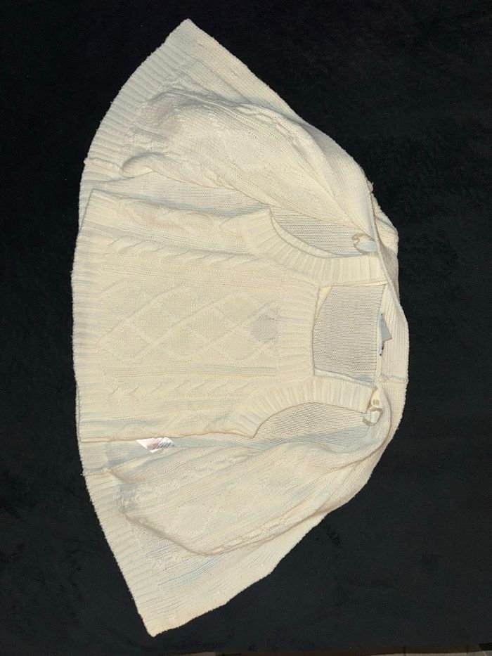 Ensemble gilet avec débardeur grosse Maille fille Taille 3/4ans 104cm - photo numéro 4