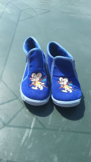Pantoufle garçons motif souris  pointure 21