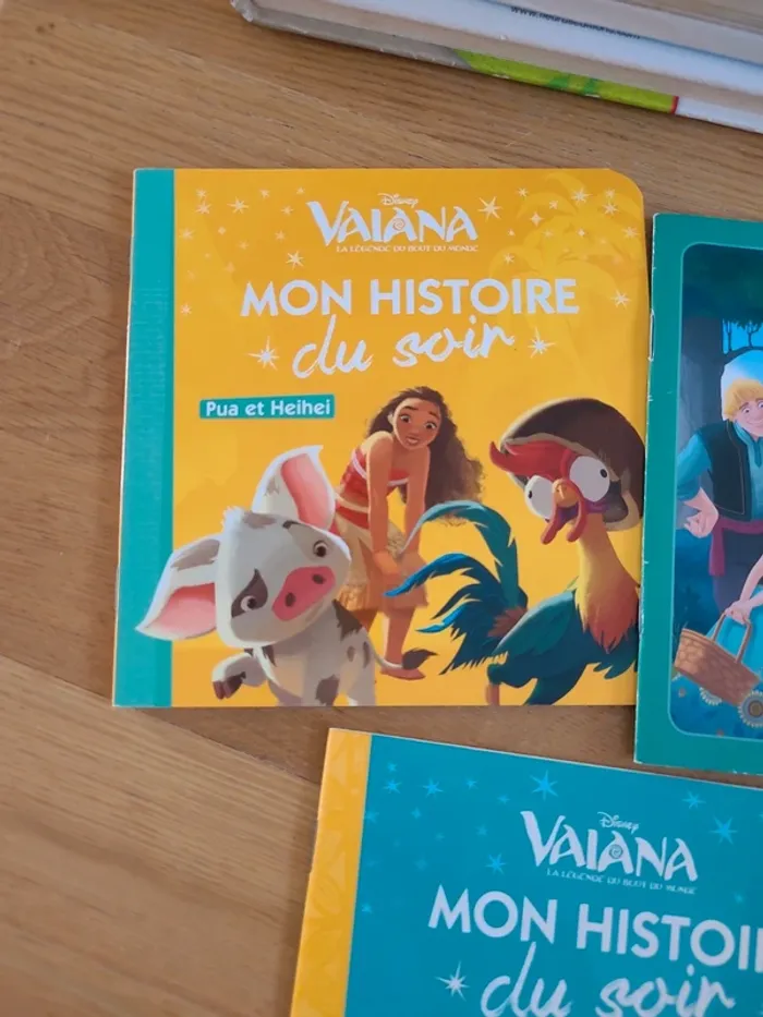 3 livres disney Vaiana et reine des neiges - photo numéro 2