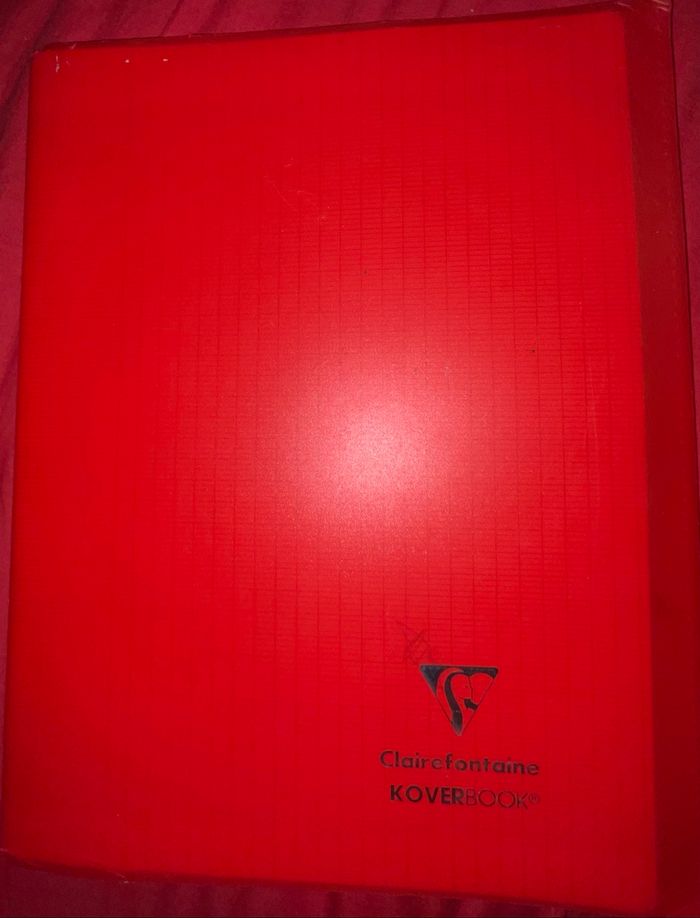 Cahier scolaire