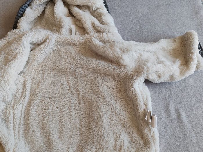 Gilet veste manteau polaire molletonné ourson - photo numéro 3
