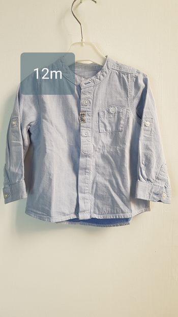 Chemise nleu ciel In Extenso 12 mois