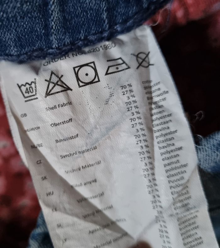 Jean effet délavé élastique à la taille 1½-2ans - photo numéro 5