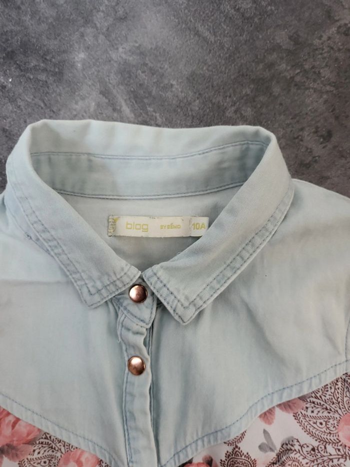 Chemisier fille 10 ans Gémo bon état - photo numéro 2