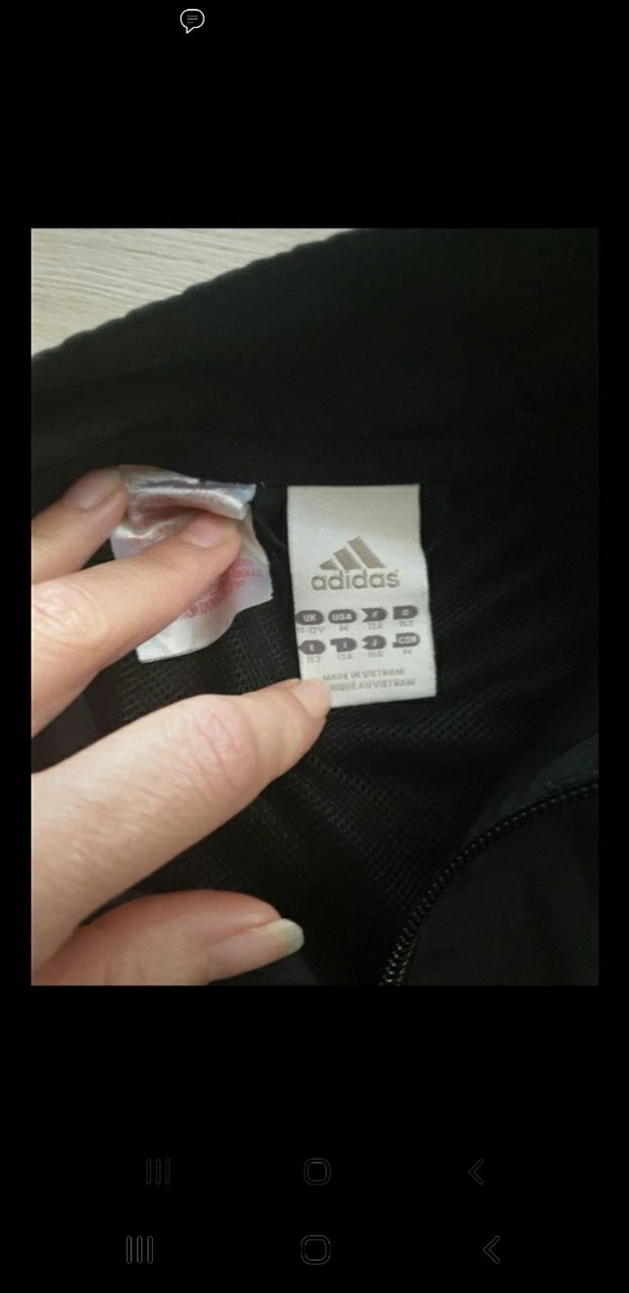 Veste de survêtement garçon Adidas 12 ans - photo numéro 3