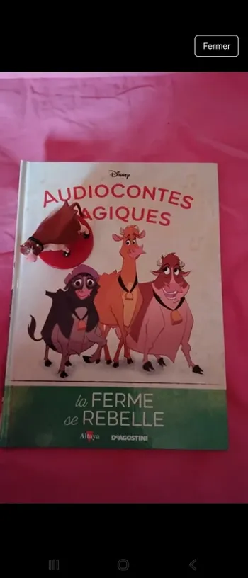 Livre+Figurine 53 audioconte magique altaya deagostini disney magic audio conte compte