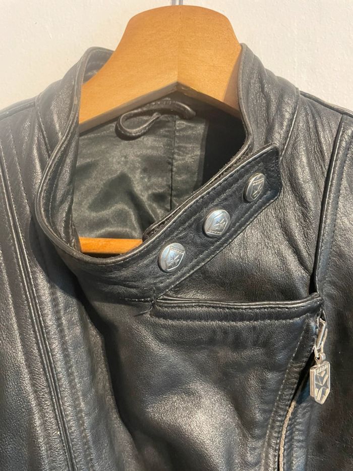Veste style perfecto Moto vintage Harro - photo numéro 2