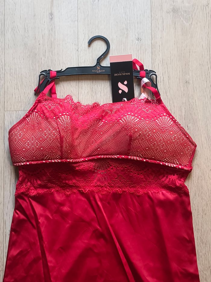 Nuisette rouge Nina rouge soleil sucré taille L neuves - photo numéro 7