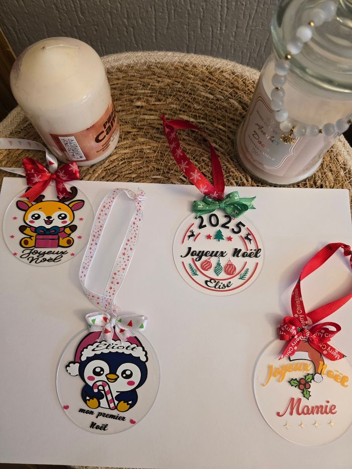 Décorations de Noël a personnaliser
