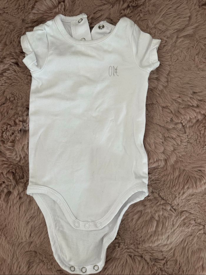 Lot 6 bodies été Orchestra bébé 3 mois (60 cm) - coton léger - photo numéro 4