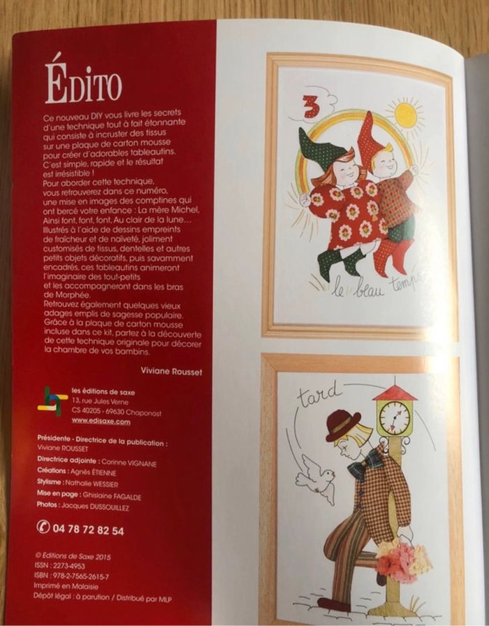 Livre fabrication tableautins - photo numéro 3