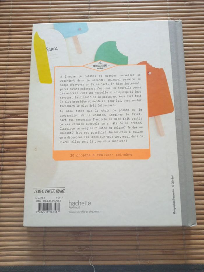 Livre Hachette cartes et faire part de naissance - photo numéro 3
