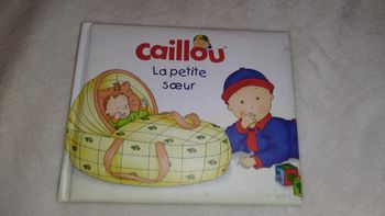 Livre caillou la petite sœur 