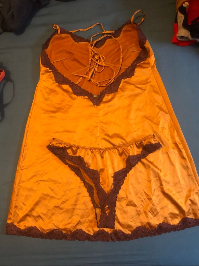 Ensemble nuisette tanga Rosy T42 - photo numéro 4