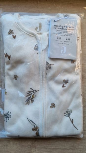 Gigoteuse bebe 70cm Riverside 100% coton TOG 0.5/1 Jollein neuf 